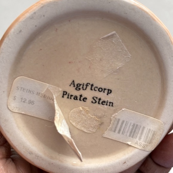 Vintage Porcelain Agiftcorp Caribbean Pirate Beer Stein - Picture 4 of 5